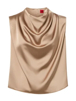 HUGO Damen Blusenshirt - Casmini in melange