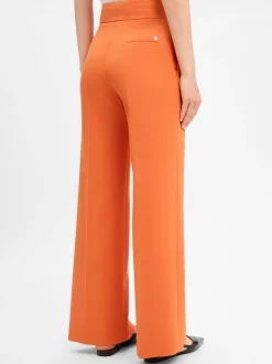 HUGO Damen Hose - Himia in orange - Länge: lang