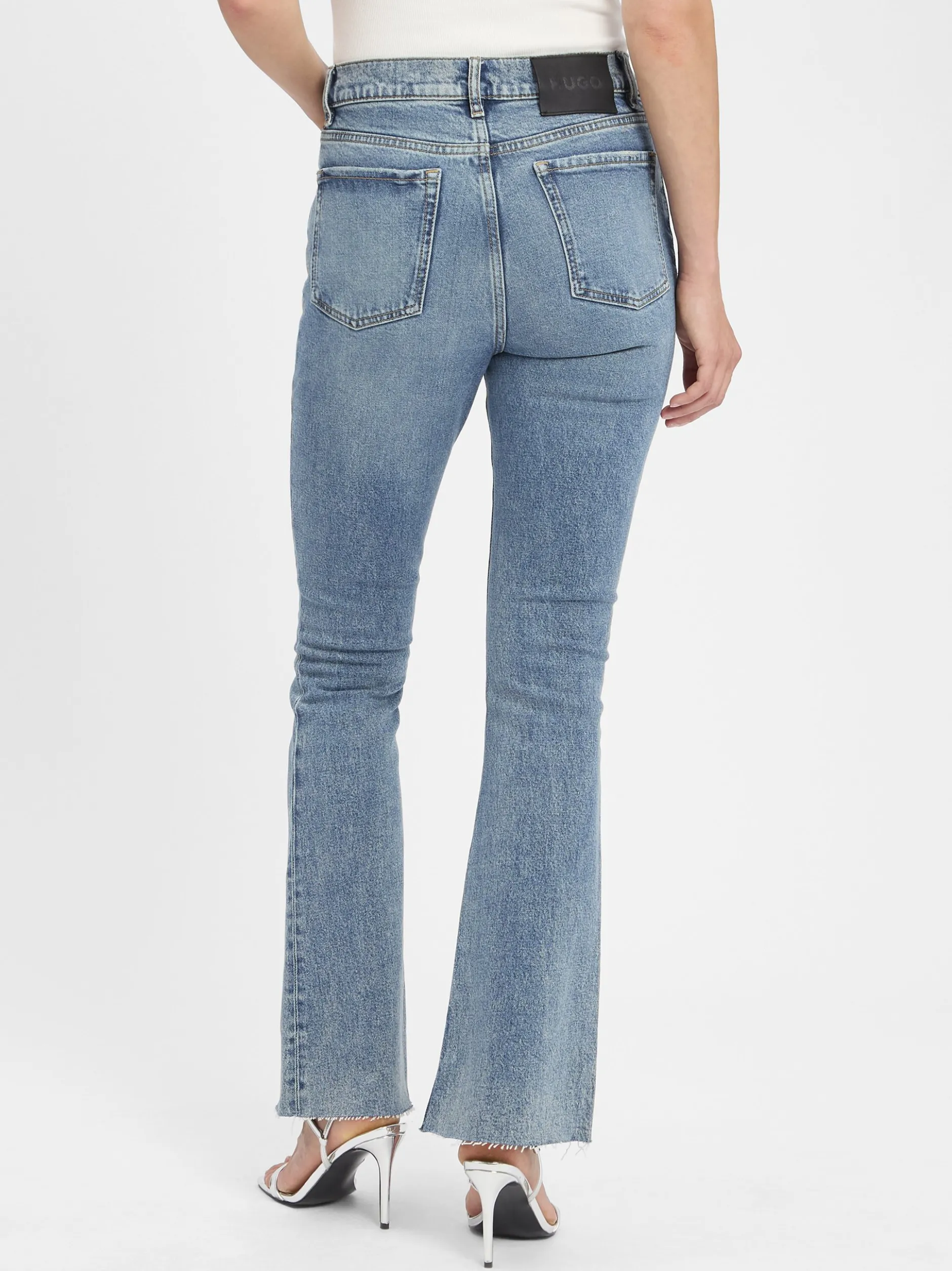 HUGO Damen Jeans - Asmalla in light stone - Länge: lang