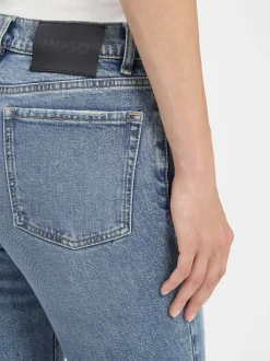 HUGO Damen Jeans - Asmalla in light stone - Länge: lang