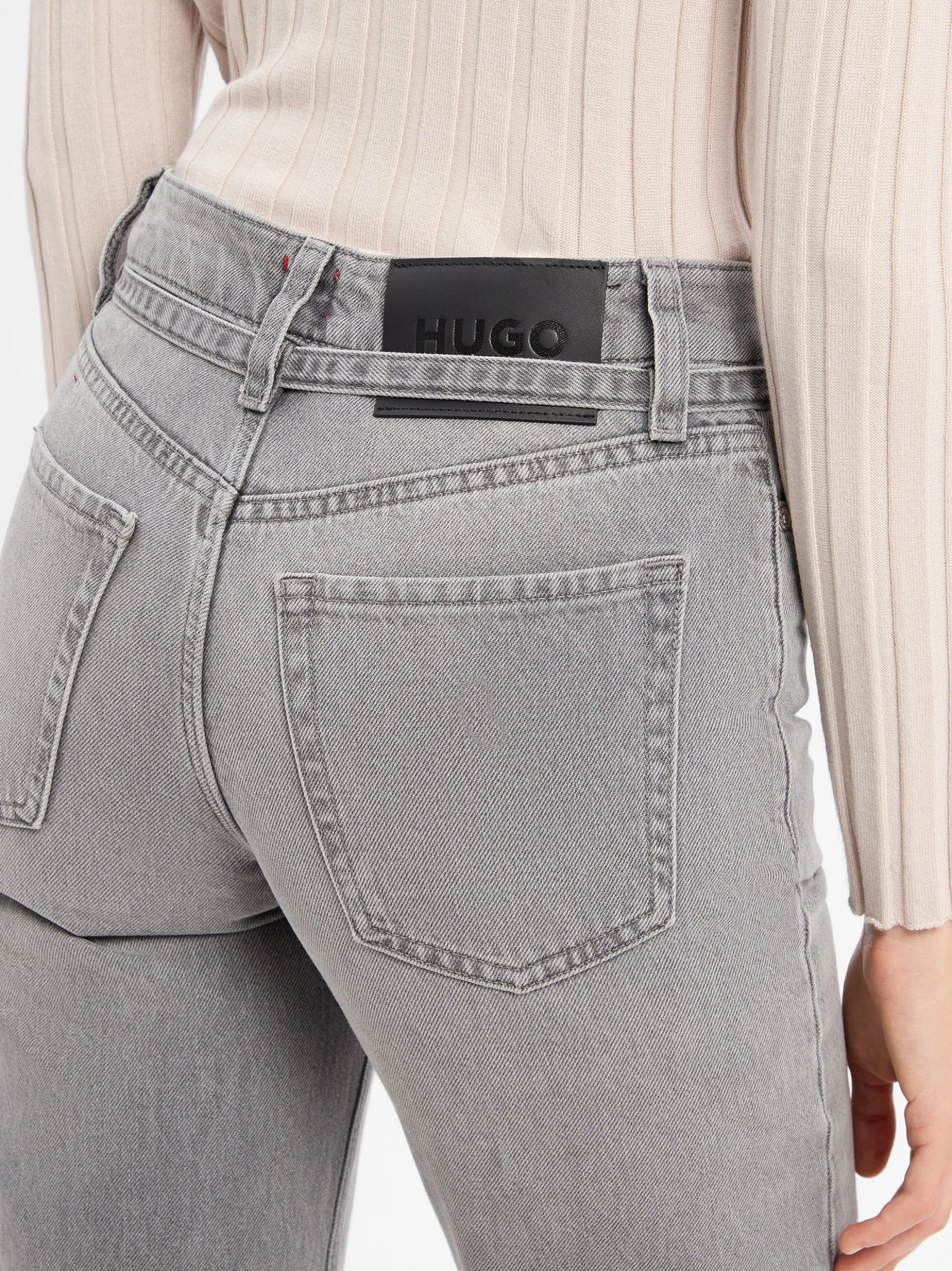 HUGO Damen Jeans - Gilissi_3 in grau - Länge: lang