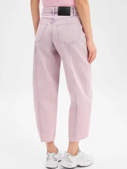 HUGO Damen Jeans - Gimine in rosa lila - Länge: lang