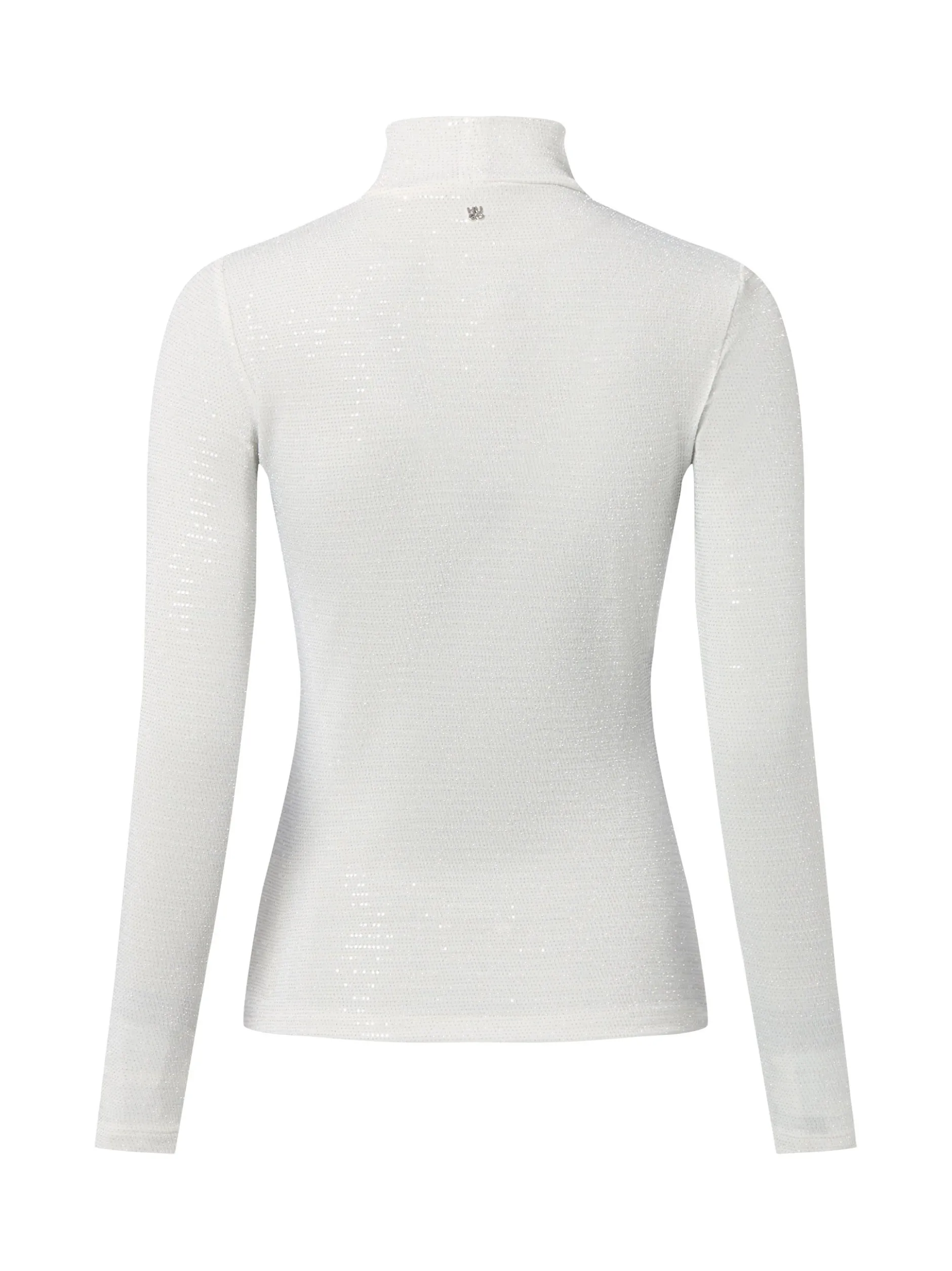 HUGO Damen Langarmshirt - Drisila in weiß silber