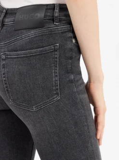 HUGO Damen Skinny Fit Jeans - Girali_2 in anthrazit