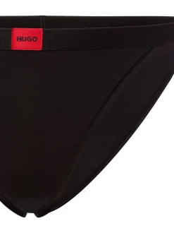 HUGO Damen Slip in schwarz