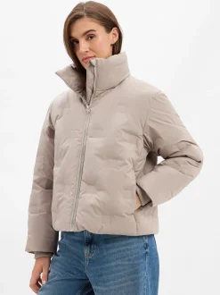 HUGO Damen Steppjacke - Farinella in kitt