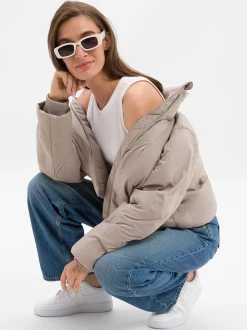 HUGO Damen Steppjacke - Farinella in kitt