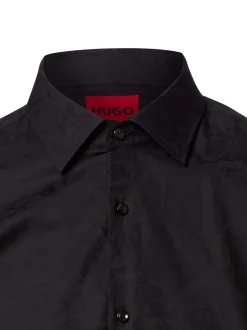 HUGO Herren Businesshemd - Kenno in schwarz