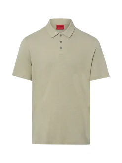 HUGO Herren Poloshirt mit Leinen-Anteil - Dulinen in schilf
