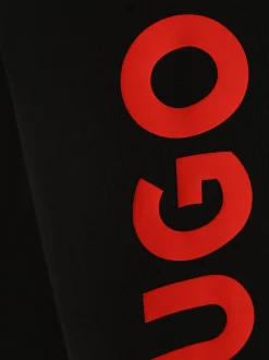 HUGO Herren Sweathose - Dutschi in schwarz rot
