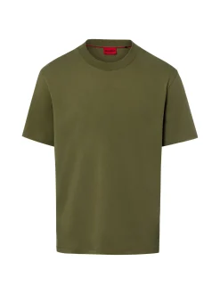 HUGO Herren T-Shirt - Dapolino in oliv - Ärmel: kurzarm
