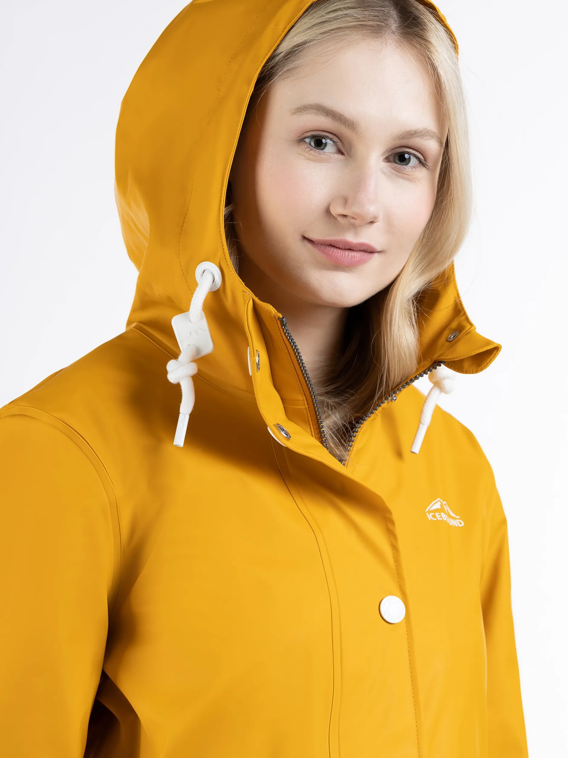ICEBOUND Damen Regenjacke in gelb