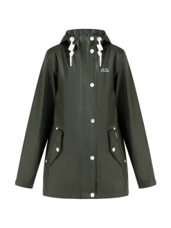 ICEBOUND Damen Regenjacke in oliv