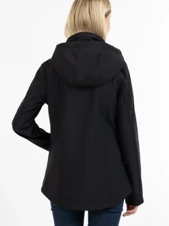 ICEBOUND Damen Softshelljacke in schwarz