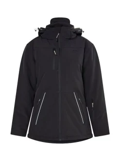 ICEBOUND Damen Softshelljacke in schwarz