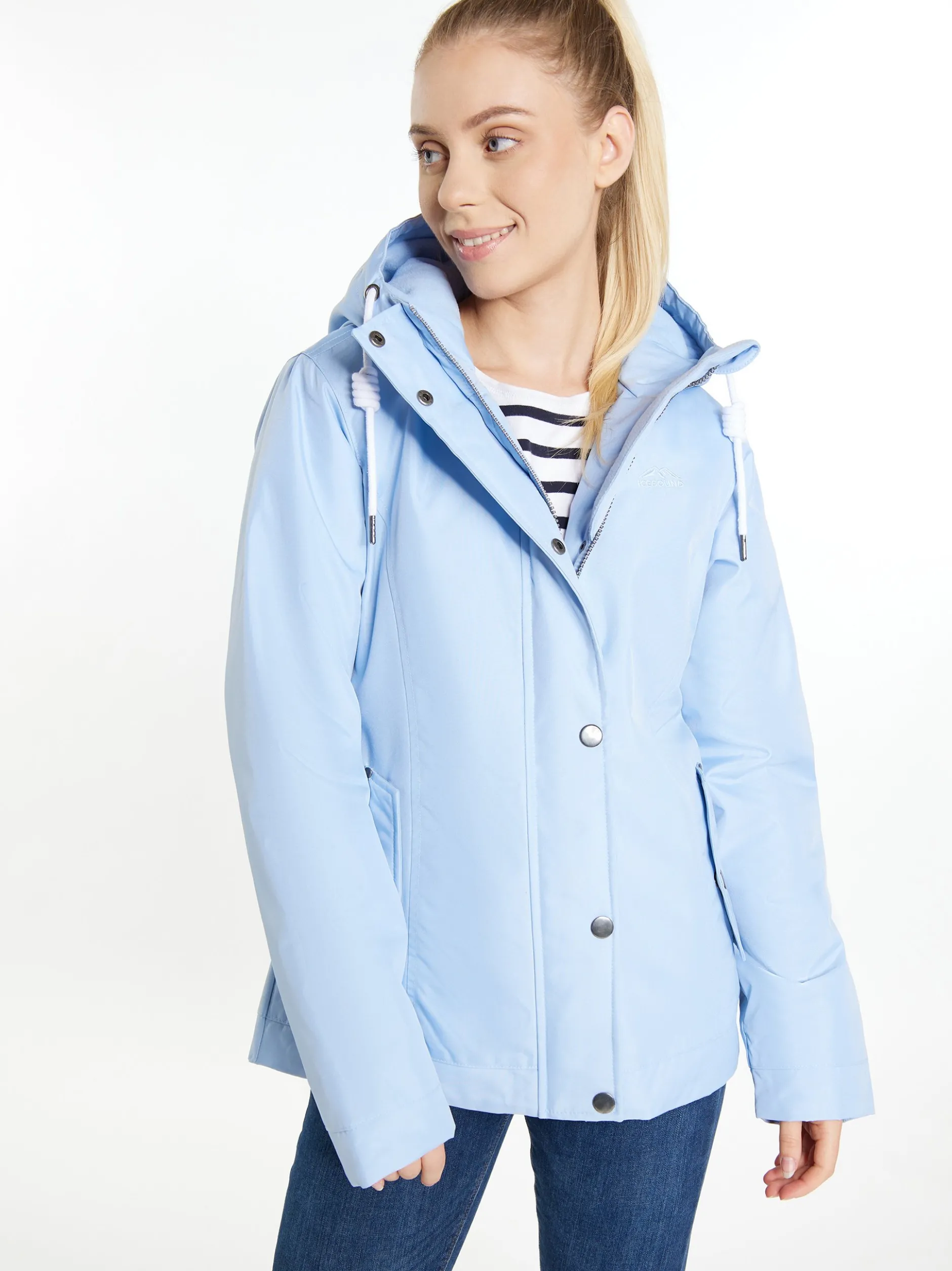 ICEBOUND Damen wattierte Jacke in blau