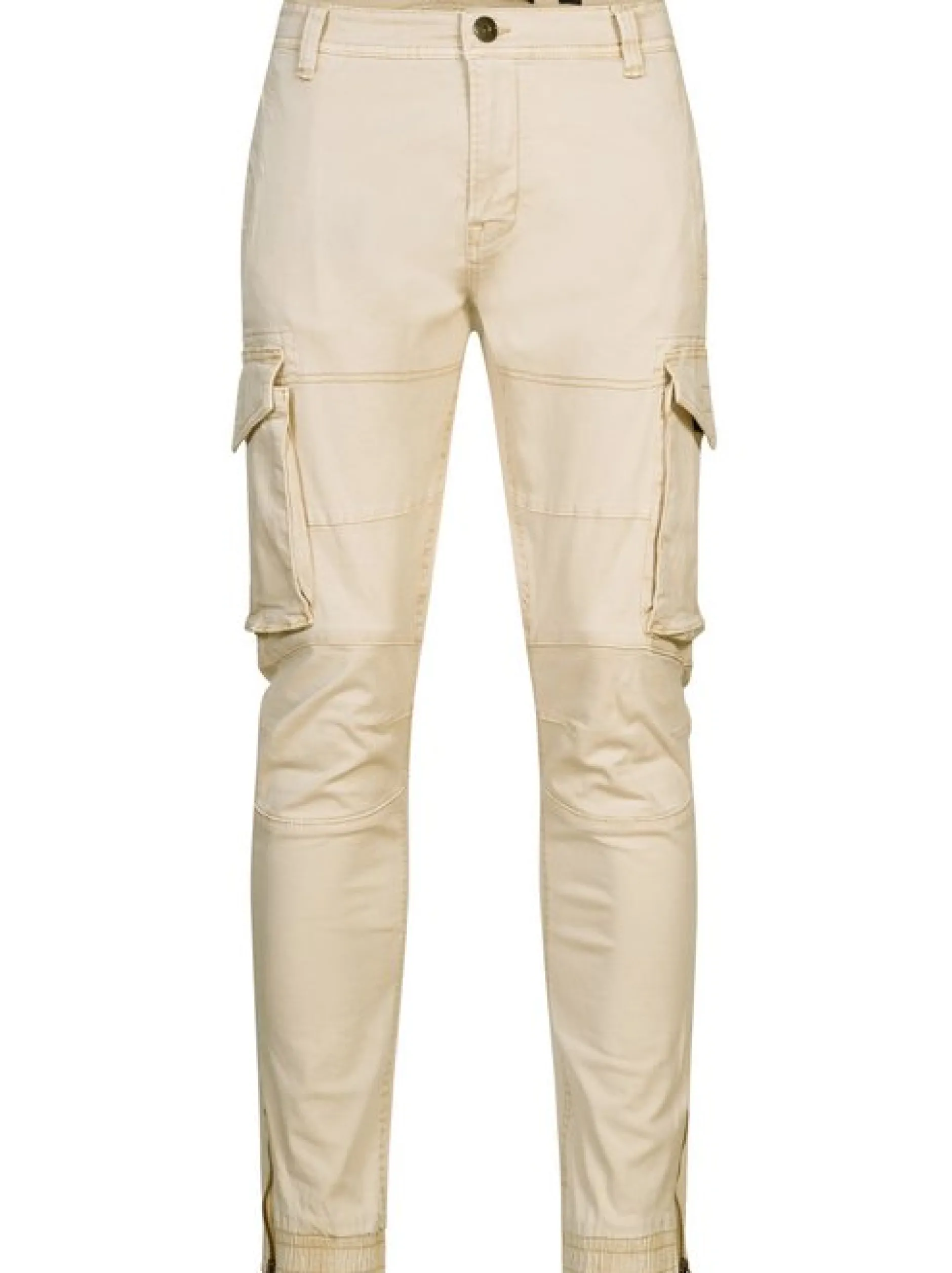 Indicode Herren Cargohose - Alex in beige sand