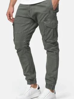 Indicode Herren Cargohose - Alex in grau