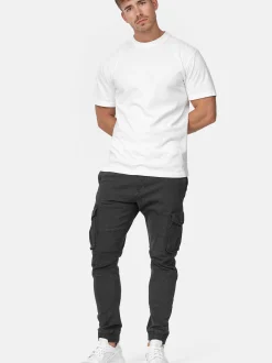 Indicode Herren Cargohose - Alex in schwarz