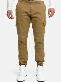 Indicode Herren Cargohose - August in camel
