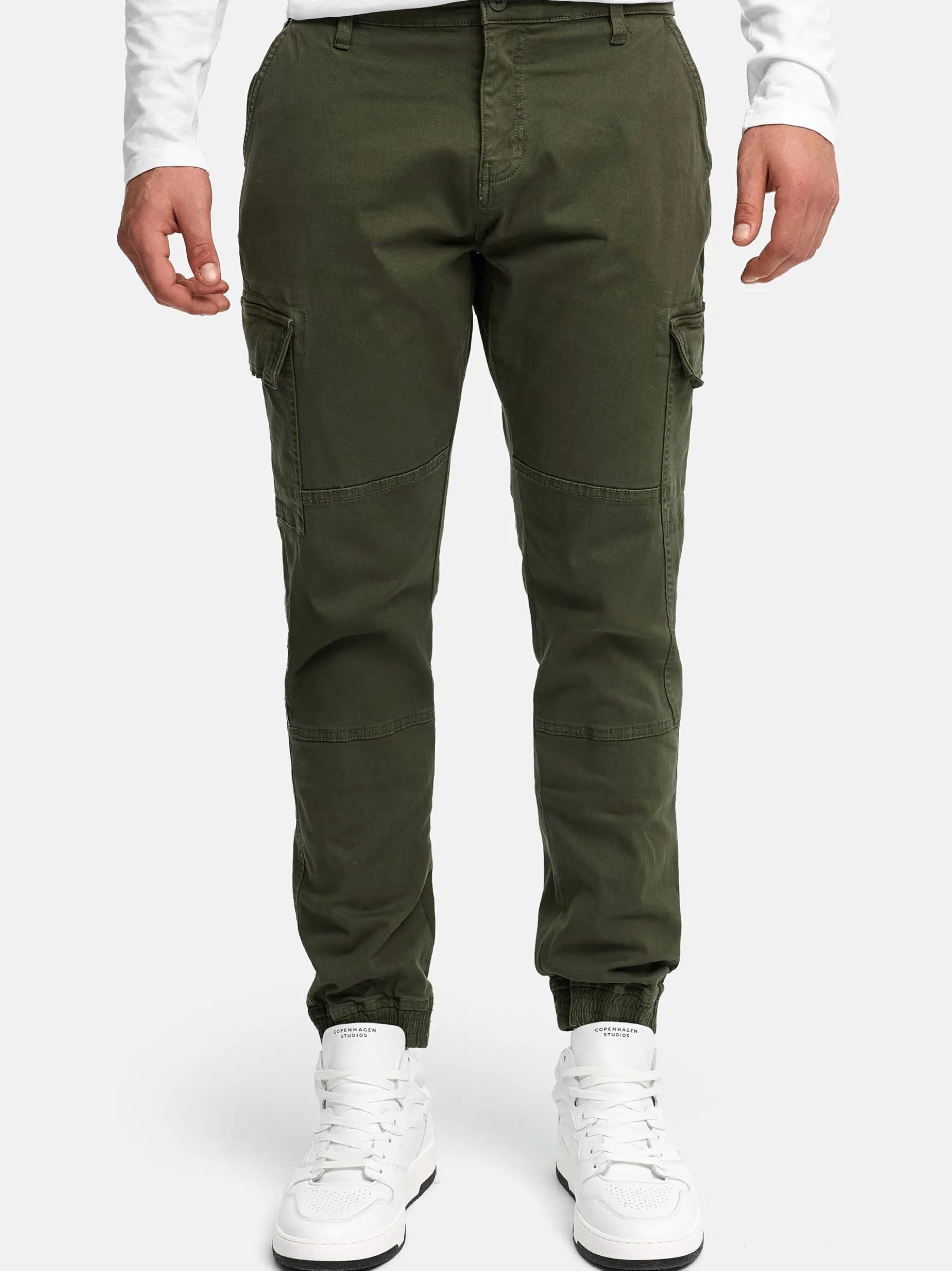 Indicode Herren Cargohose - August in khaki