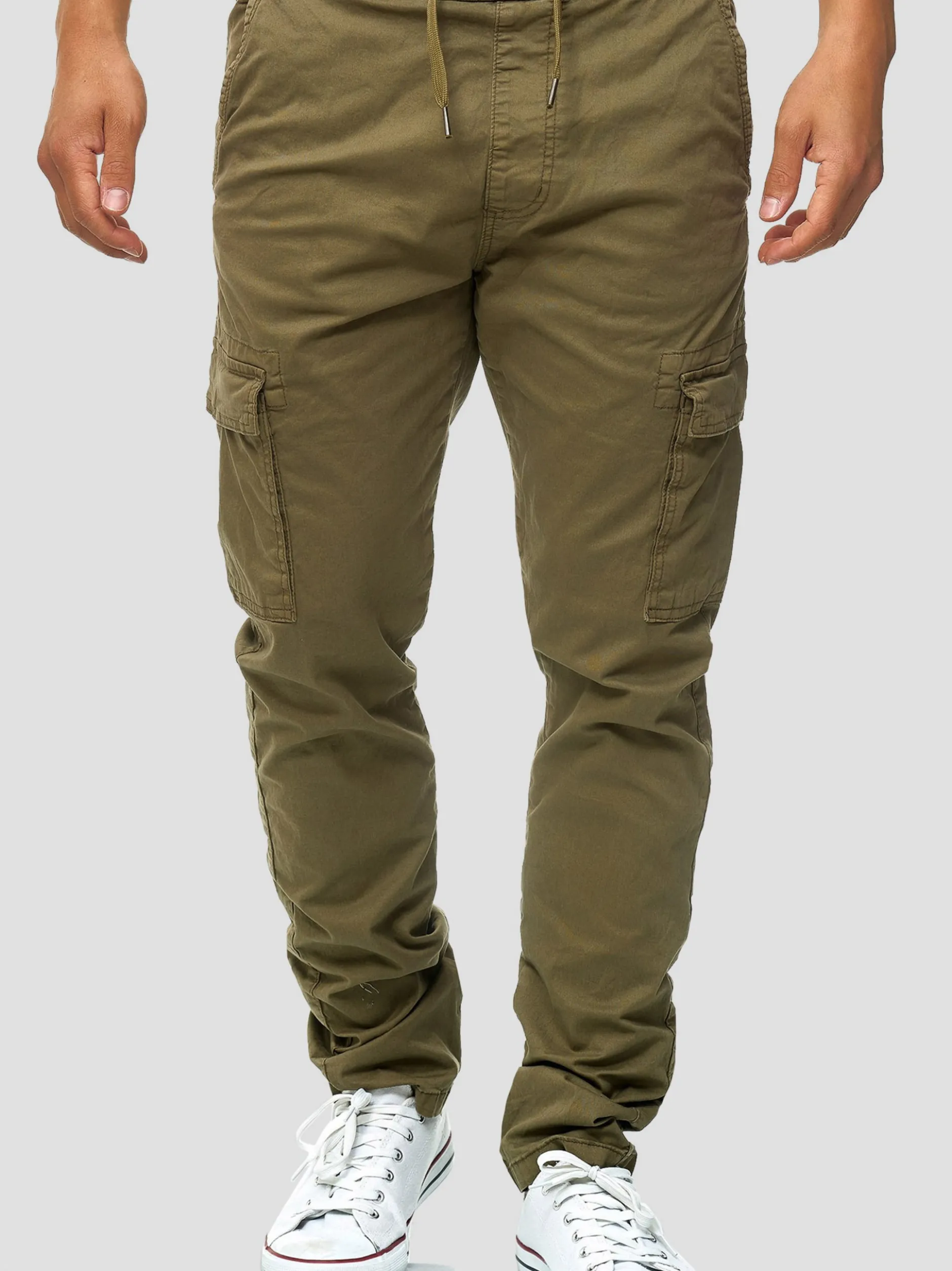 Indicode Herren Cargohose - Broadwick in khaki