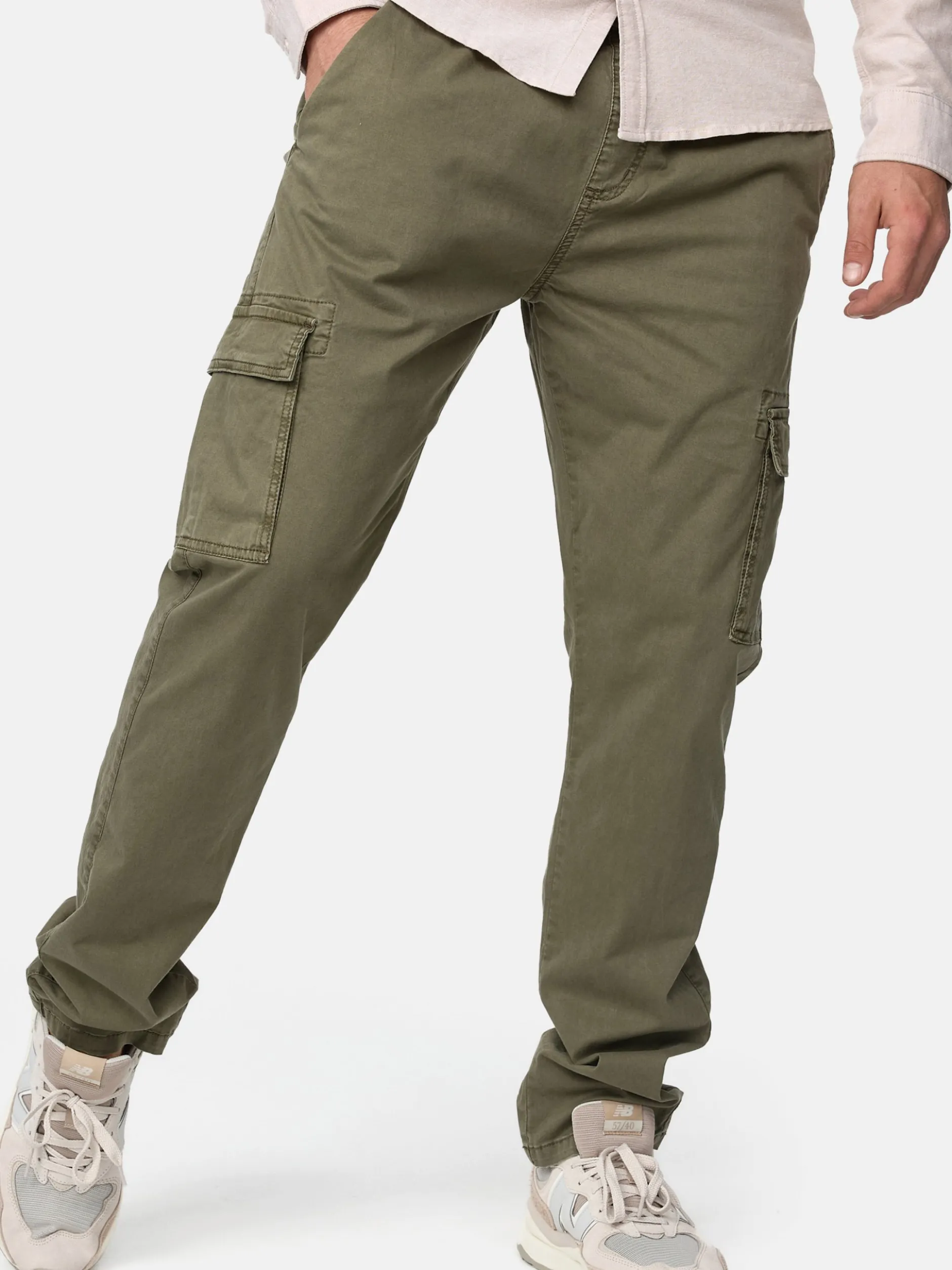 Indicode Herren Cargohose - Broadwick in khaki