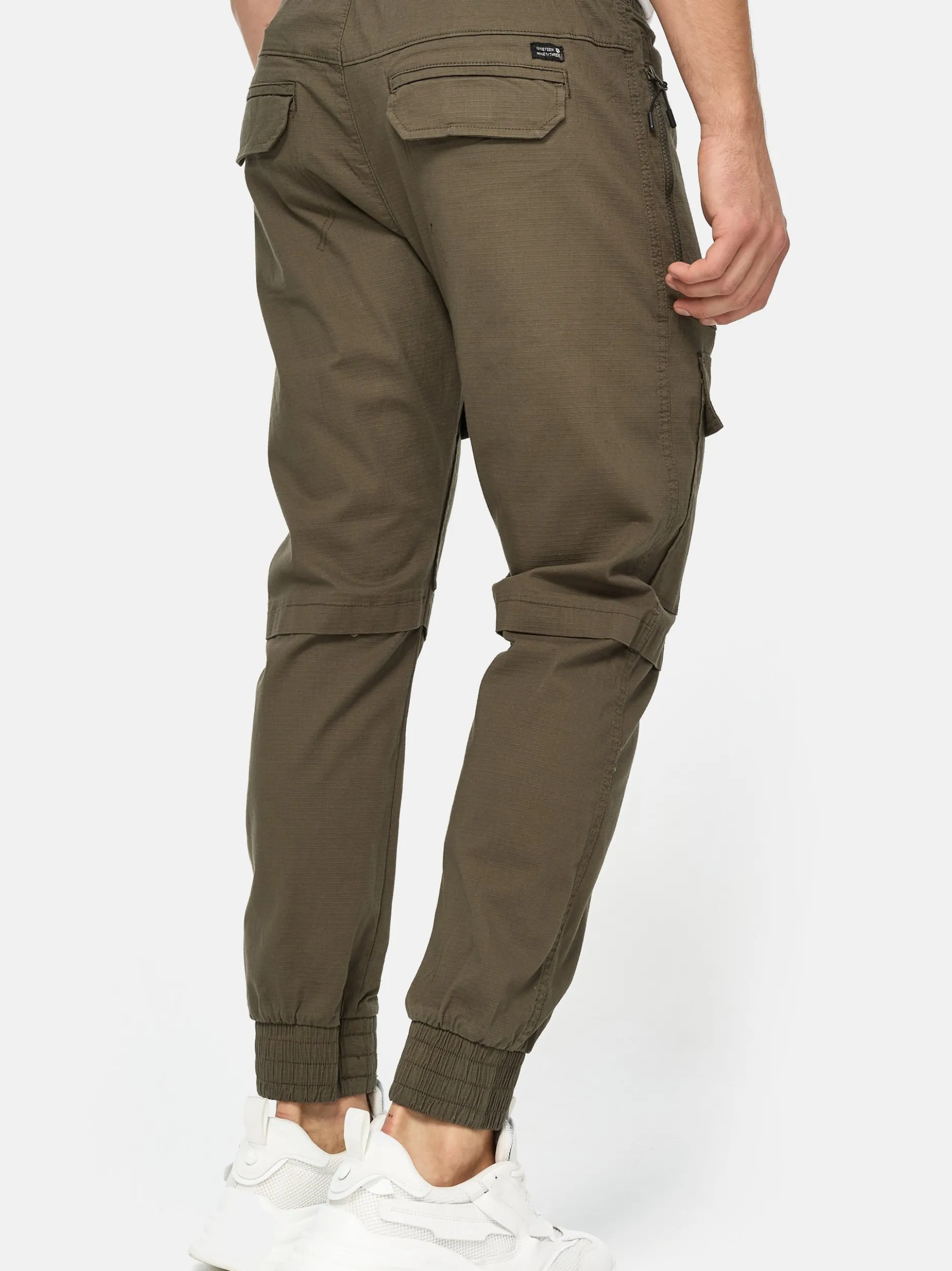 Indicode Herren Cargohose - Dennis in khaki