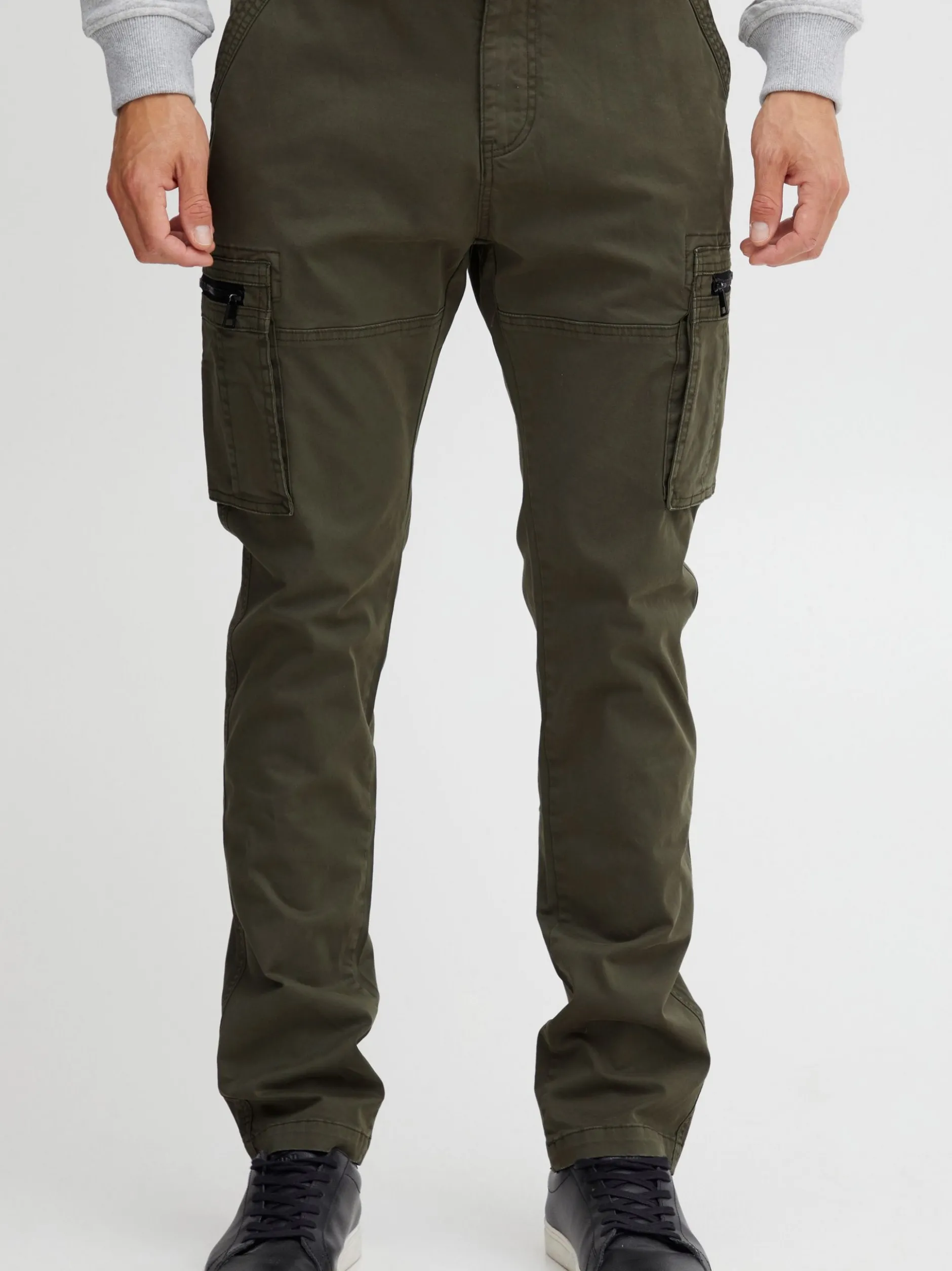 Indicode Herren Cargohose - IDCargas in grün
