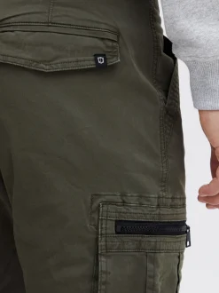 Indicode Herren Cargohose - IDCargas in grün