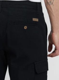 Indicode Herren Cargohose - IDMosat in schwarz