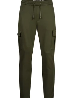 Indicode Herren Cargohose - INNezzo String Cargo in khaki