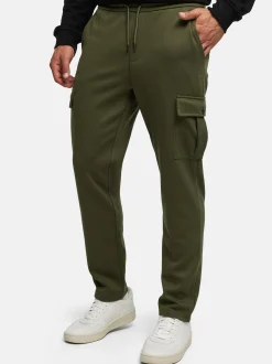 Indicode Herren Cargohose - INNezzo String Cargo in khaki