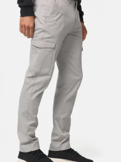 Indicode Herren Cargohose - INWalmie in hellgrau grau