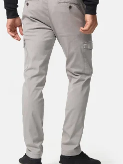 Indicode Herren Cargohose - INWalmie in hellgrau grau