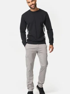 Indicode Herren Cargohose - INWalmie in hellgrau grau