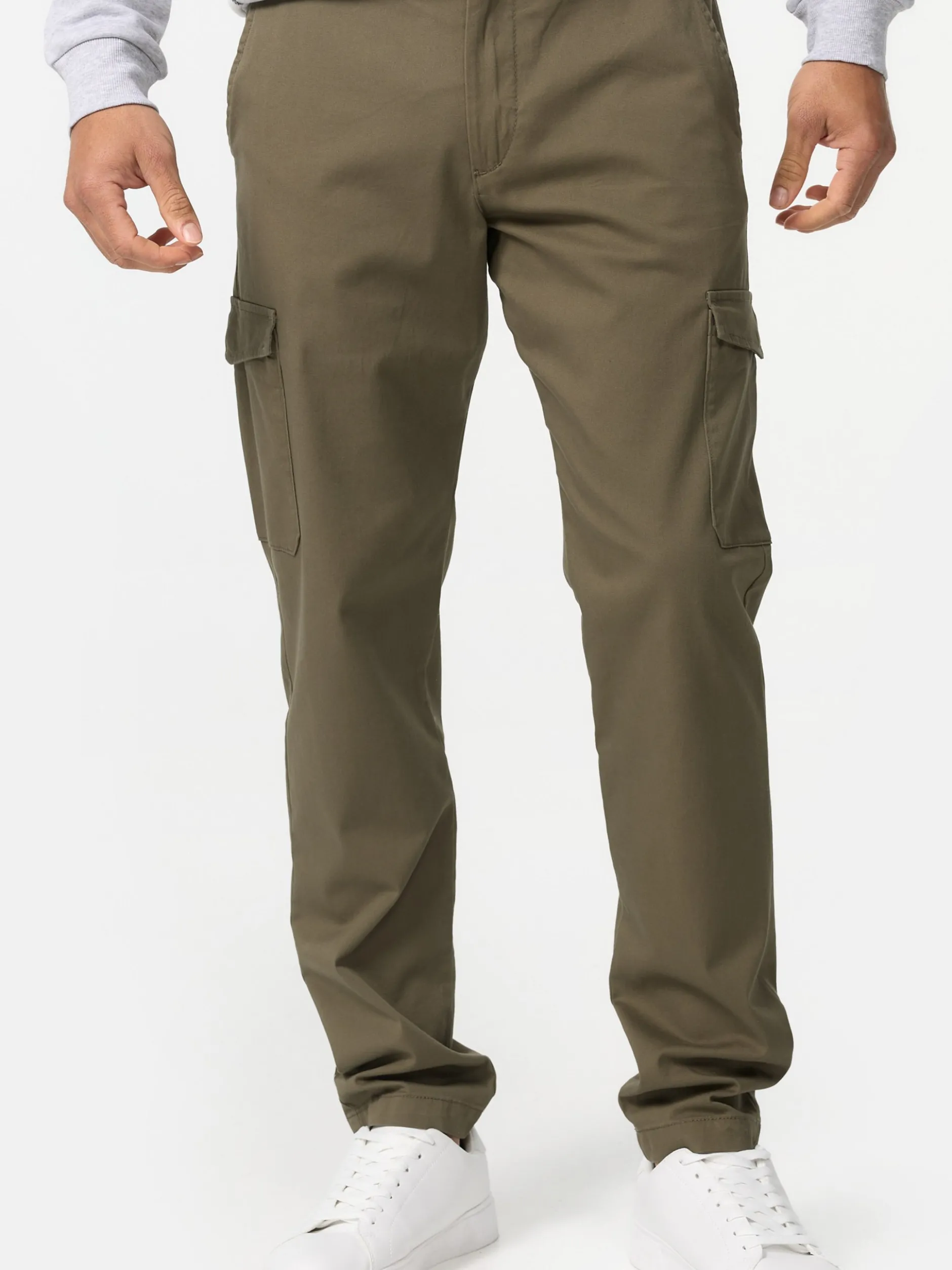 Indicode Herren Cargohose - INWalmie in khaki