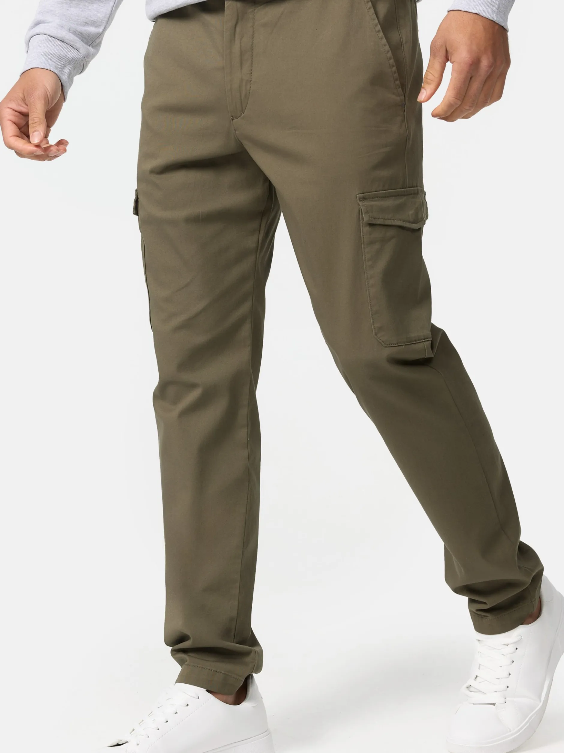 Indicode Herren Cargohose - INWalmie in khaki