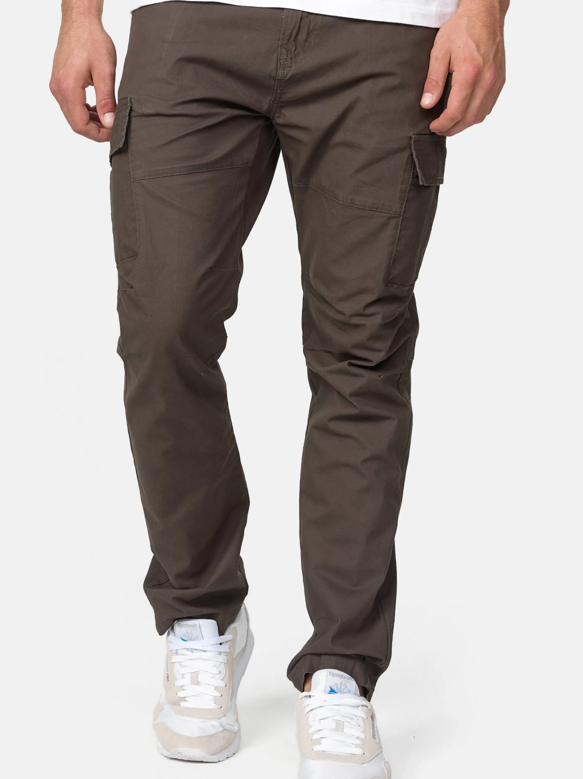 Indicode Herren Cargohose - Mathews in anthrazit