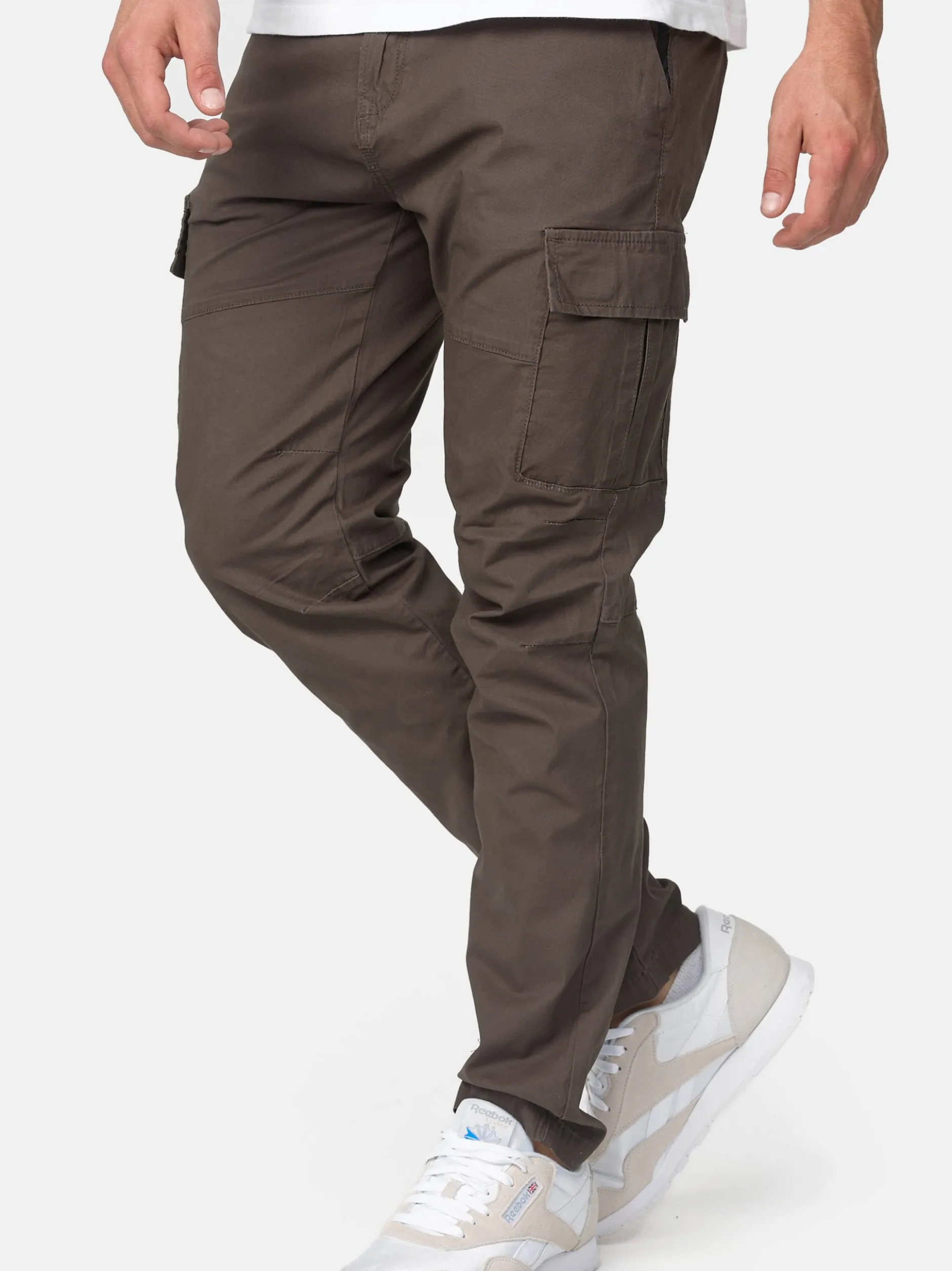 Indicode Herren Cargohose - Mathews in anthrazit