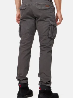 Indicode Herren Cargohose - William in grau