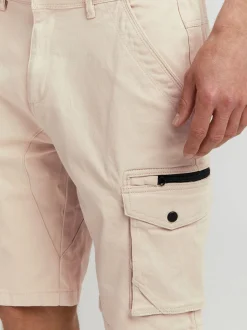 Indicode Herren Cargoshorts - IDRonjo in beige