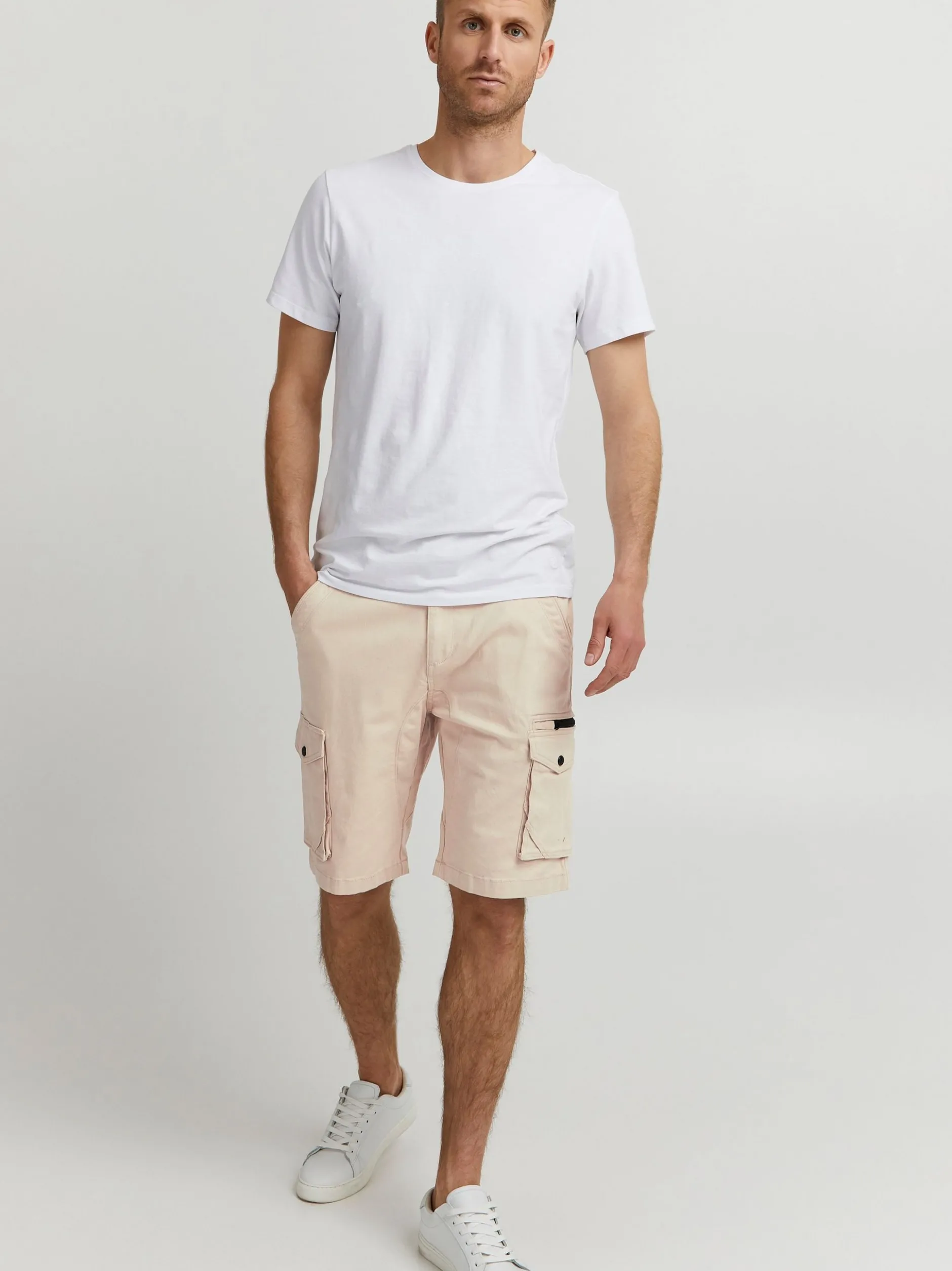 Indicode Herren Cargoshorts - IDRonjo in beige