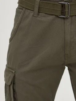 Indicode Herren Cargoshorts - IDCosta in grün