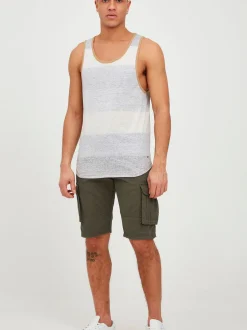 Indicode Herren Cargoshorts - IDCosta in grün