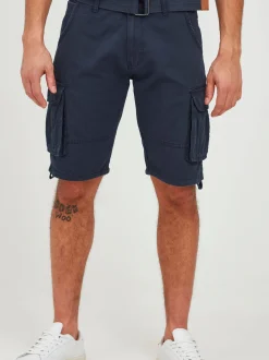 Indicode Herren Cargoshorts - IDCosta in marine