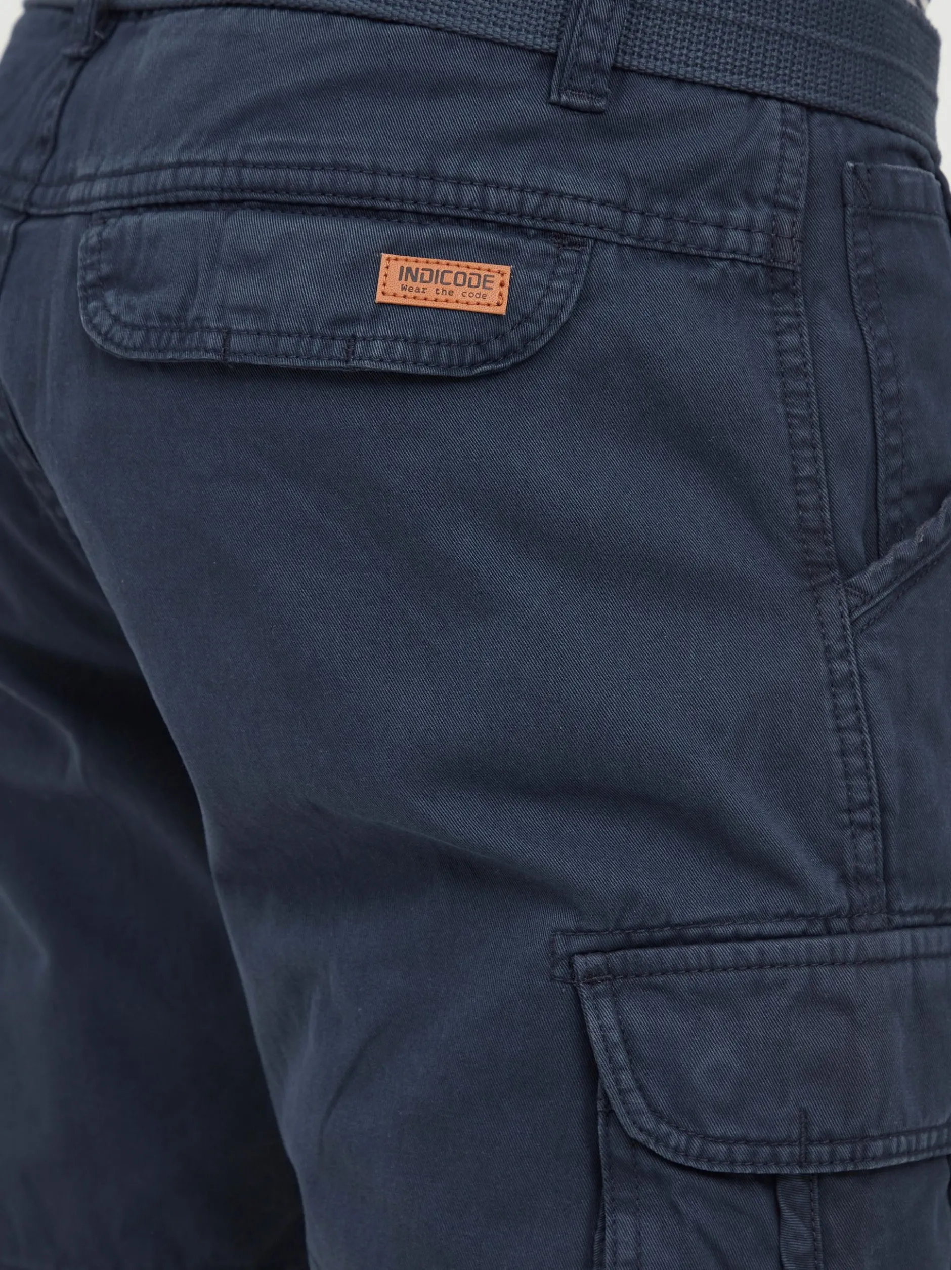 Indicode Herren Cargoshorts - IDCosta in marine
