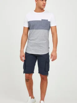 Indicode Herren Cargoshorts - IDCosta in marine