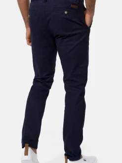 Indicode Herren Chinohose - Cherry in marine