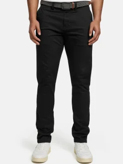 Indicode Herren Chinohose - Eary in schwarz